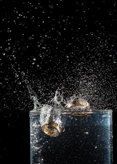 Splashfotografie Ringen