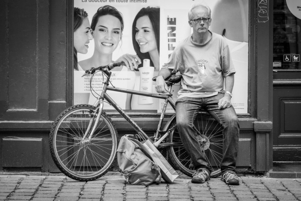 man-met-fiets man-met-fiets