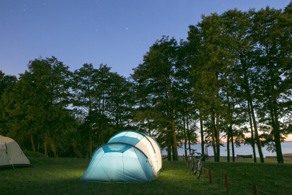 Foto van een tent