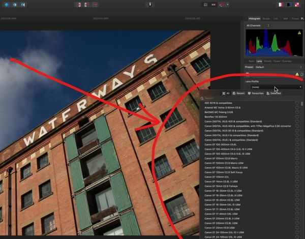 Handmatige lenscorrecties in Affinity Photo Handmatige lenscorrecties in Affinity Photo