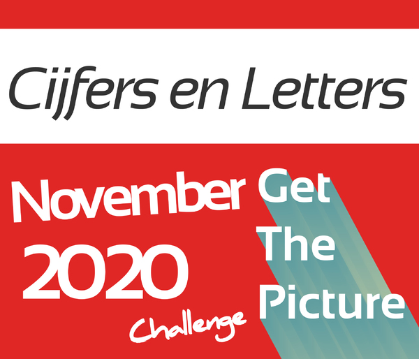 Get The Picture Challenge; CIJFERS en  LETTERS | 1 november t/m 28 november