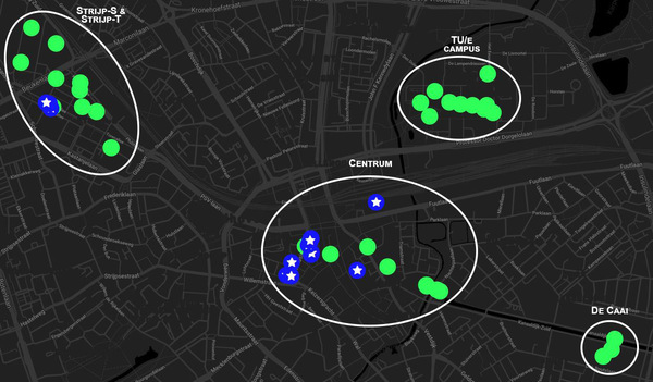 Plattegrond Glow Eindhoven 2021