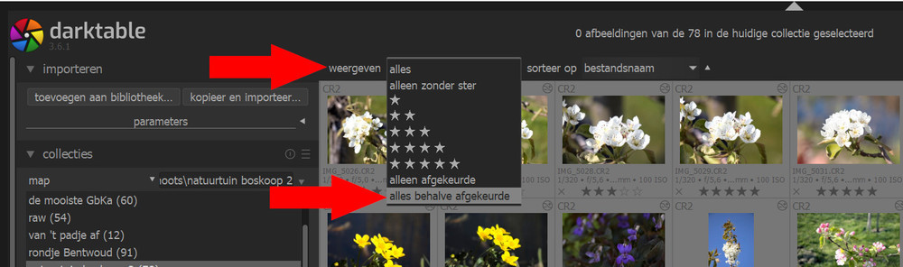 Foto's beoordelen en selecteren Foto's beoordelen en selecteren
