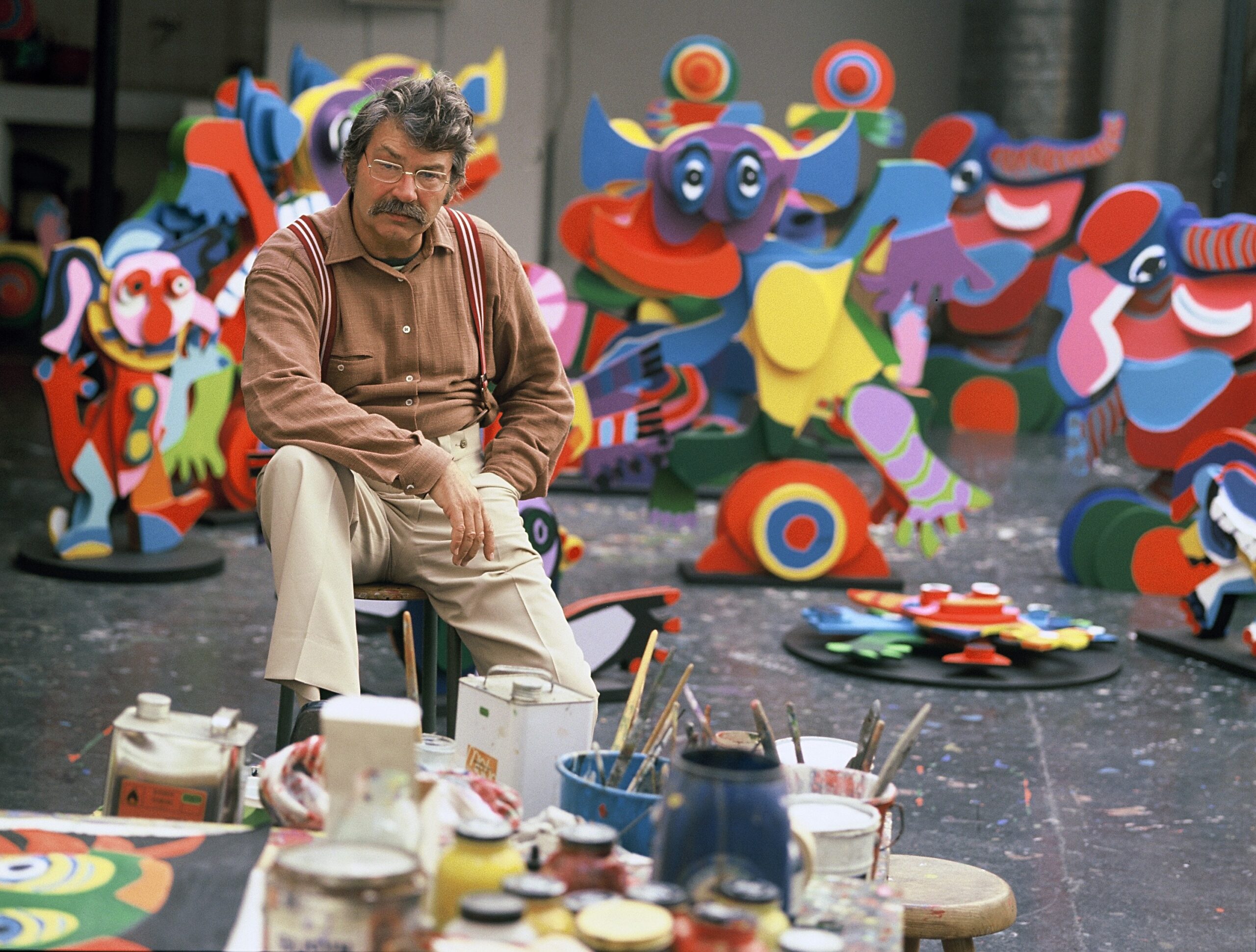Nico Koster - Karel Appel in Parijs, 1978